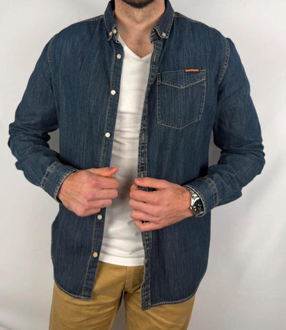 Camicia in denim Superdry - L