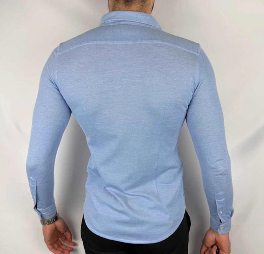 Chemise Ralph Lauren Oxford Bleue - S (37)