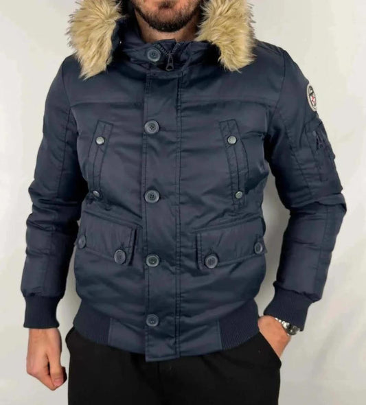 💎 Doudoune Kaporal Marine taille S - Polyester et Acrylique 💎