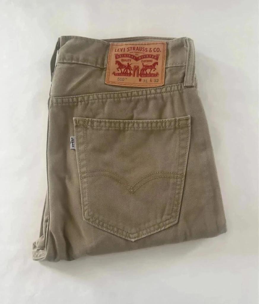 💎 Jean Levi’s 510 Skinny Beige W31 L32 - 100% Coton 💎