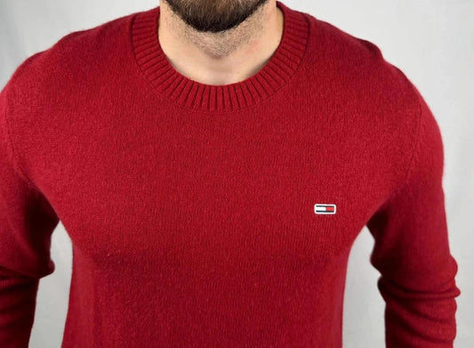 Pullover Tommy Jeans Rosso - XL