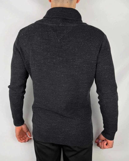 Maglione Tommy Hilfiger Grigio / Nero - L