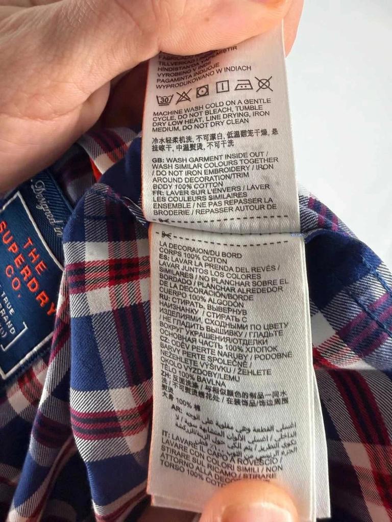 Camicia a quadri Superdry - M
