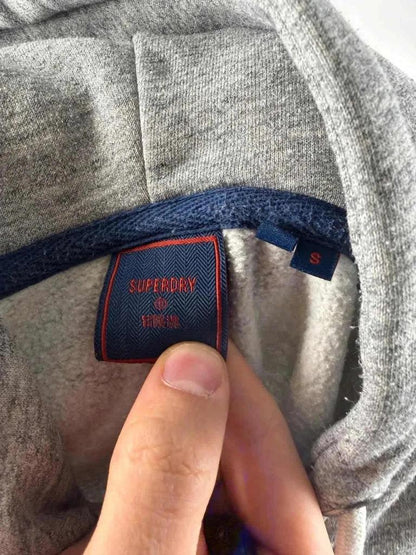 Felpa con cappuccio Superdry grigia - S