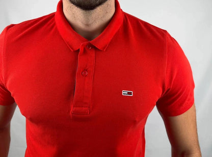 Polo Tommy Jeans Rouge - M