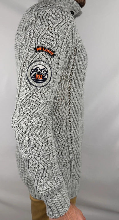 Pull Superdry Épais Gris - L