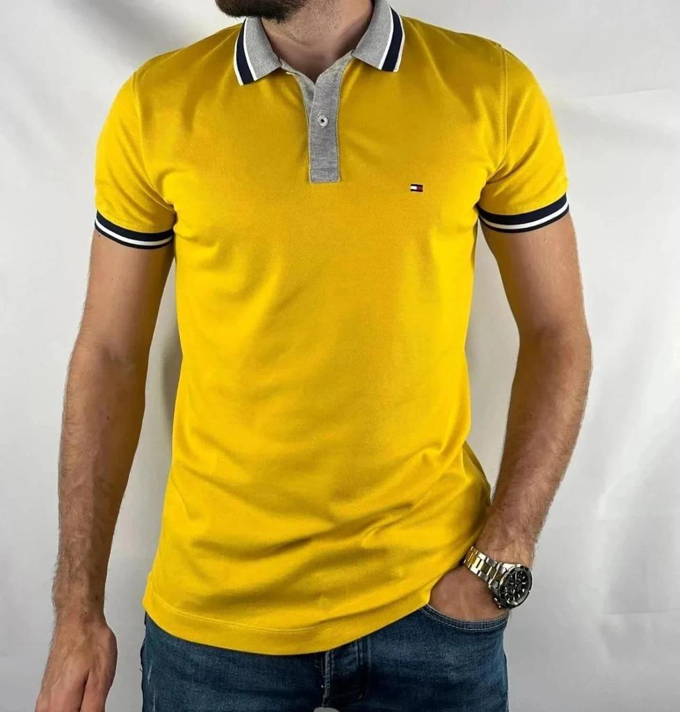 Polo Tommy Hilfiger Jaune - M