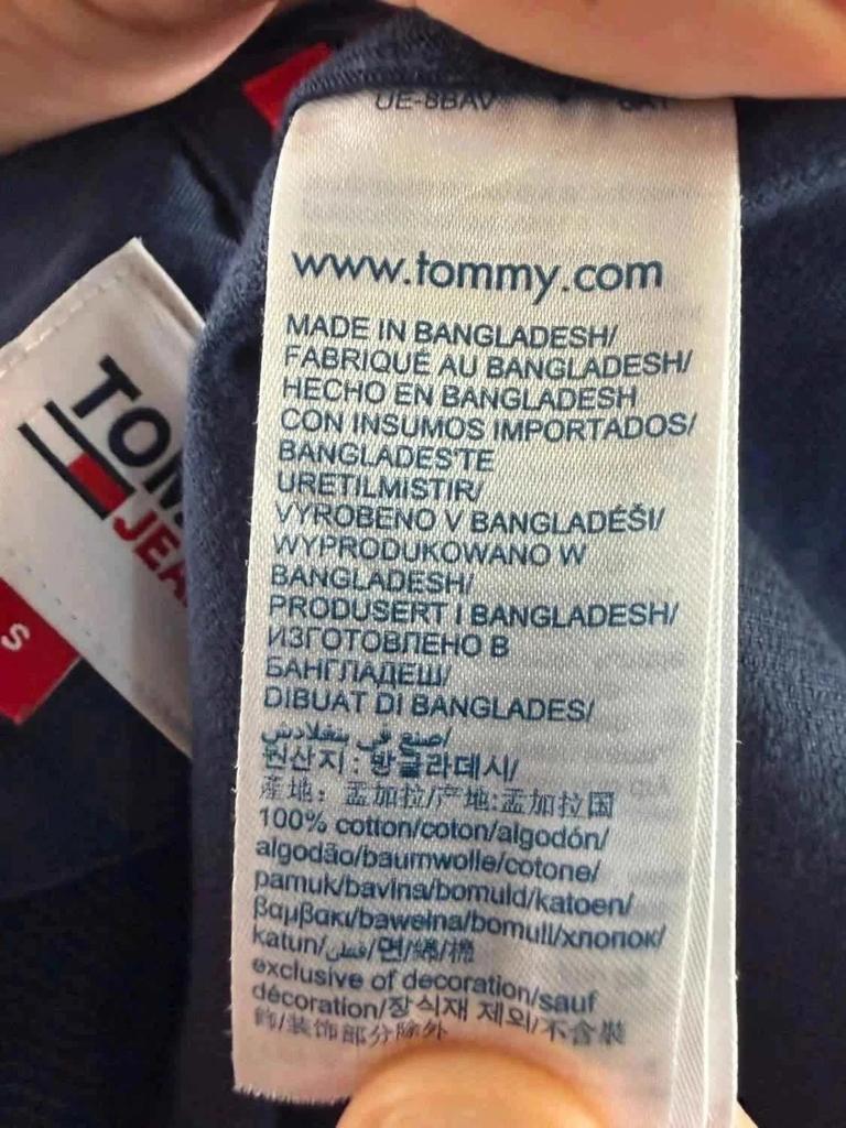 Chemise en Velours Tommy Jeans Marine - S