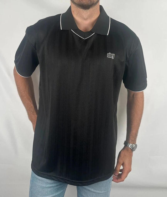 Polo Obey Noir - L