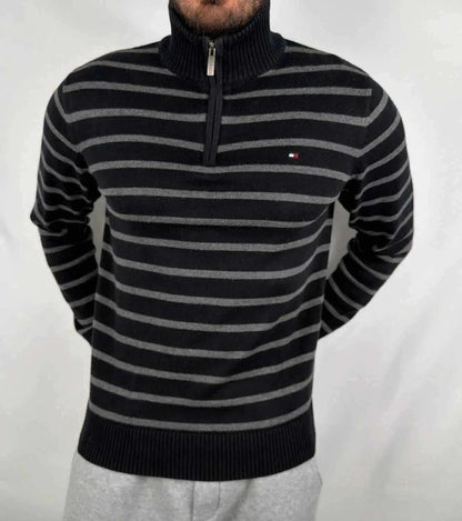 Maglione Tommy Hilfiger Nero e Grigio - S