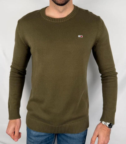 Pull Tommy Jeans Kaki - L
