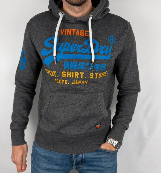 Sweat à Capuche Superdry Gris - S