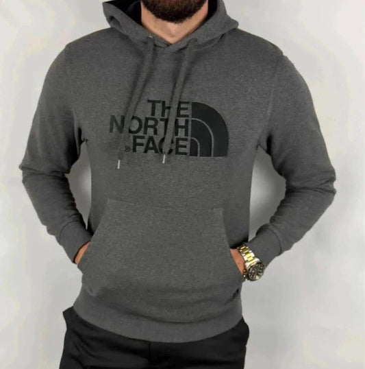 Felpa con Cappuccio The North Face Grigia - S