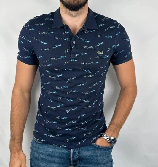 Polo Lacoste à Motifs - S