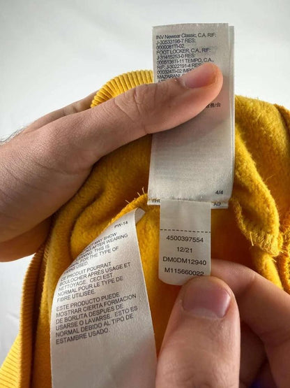 💎 Sweat à Capuche Tommy Jeans Oversize Jaune - Coton et Polyester 💎
