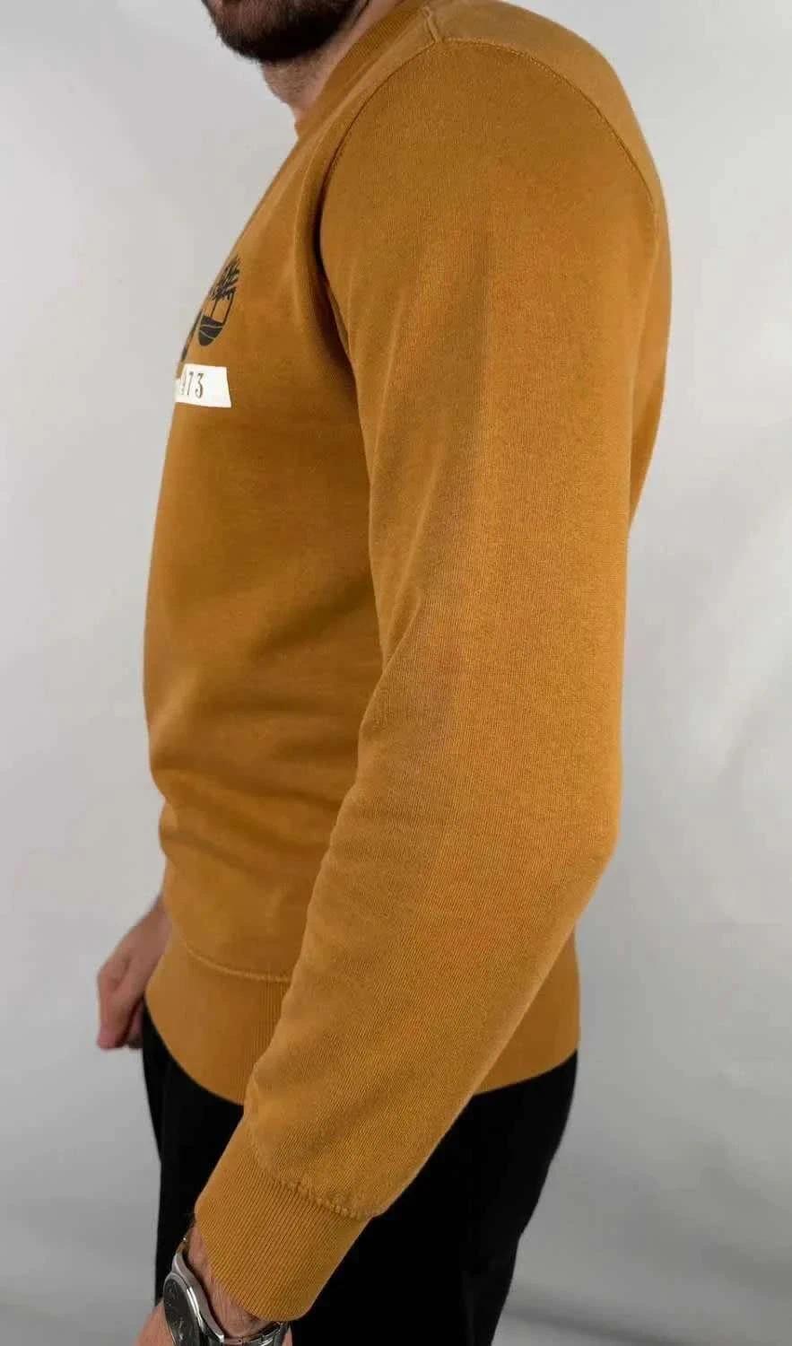 💎 Maglione Timberland Cammello taglia S - Cotone e Poliestere 💎