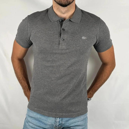 Polo Lacoste Gris - S