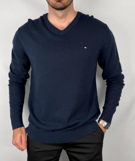 Maglione Tommy Hilfiger Blu Marino - L