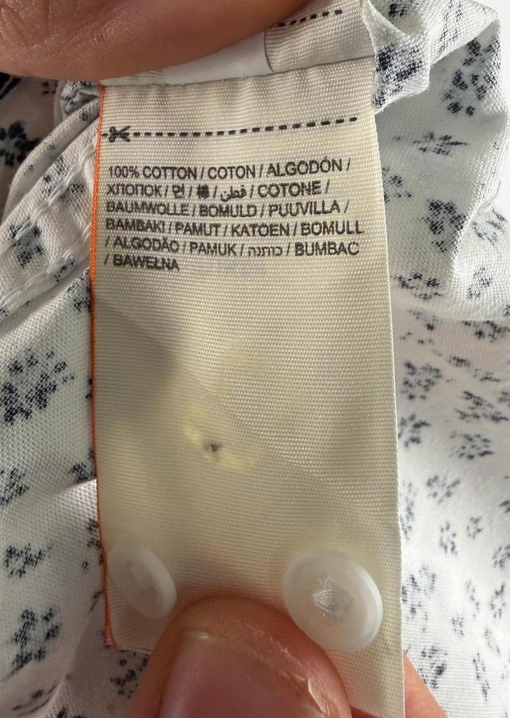 Chemise Superdry Blanche à Motifs - M