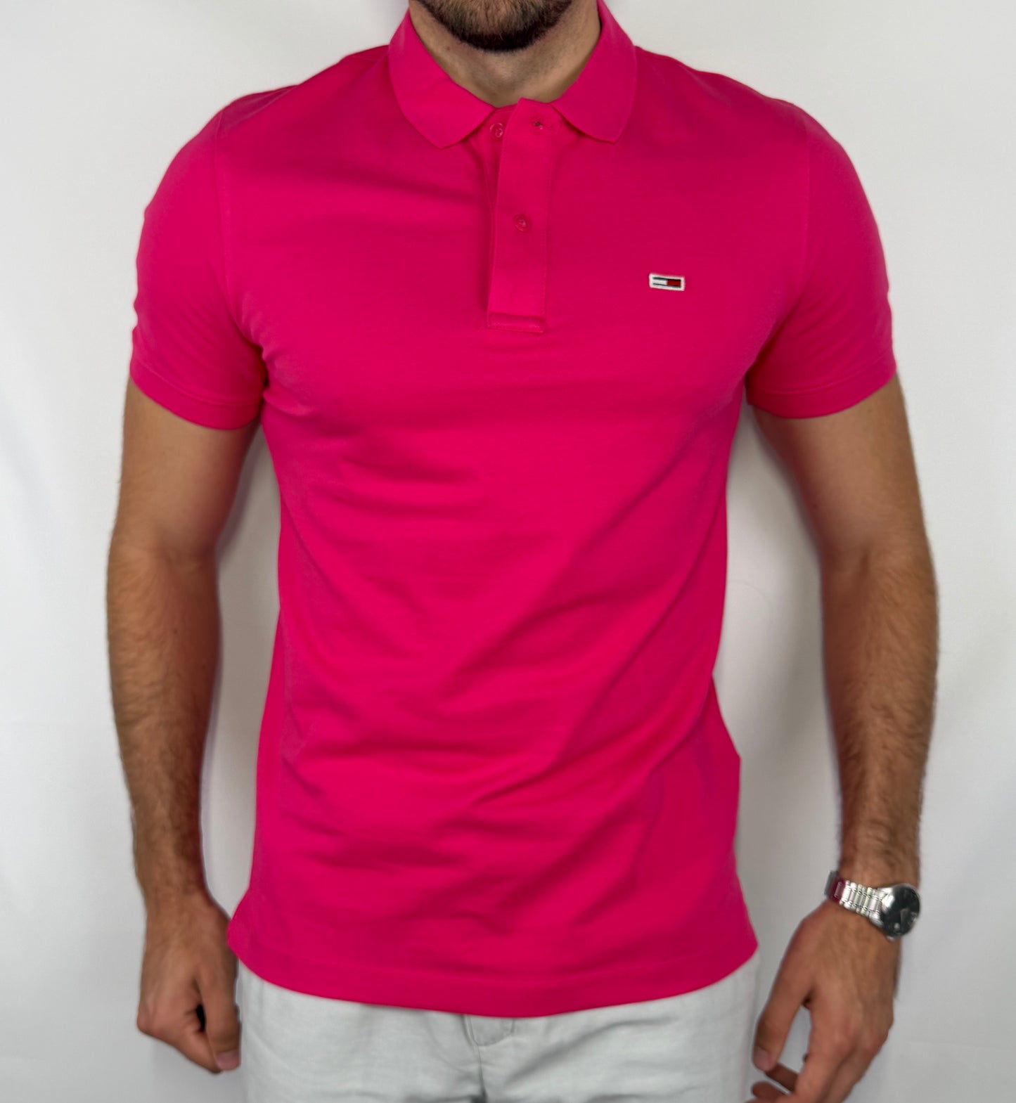 Polo Tommy Jeans Rose - M