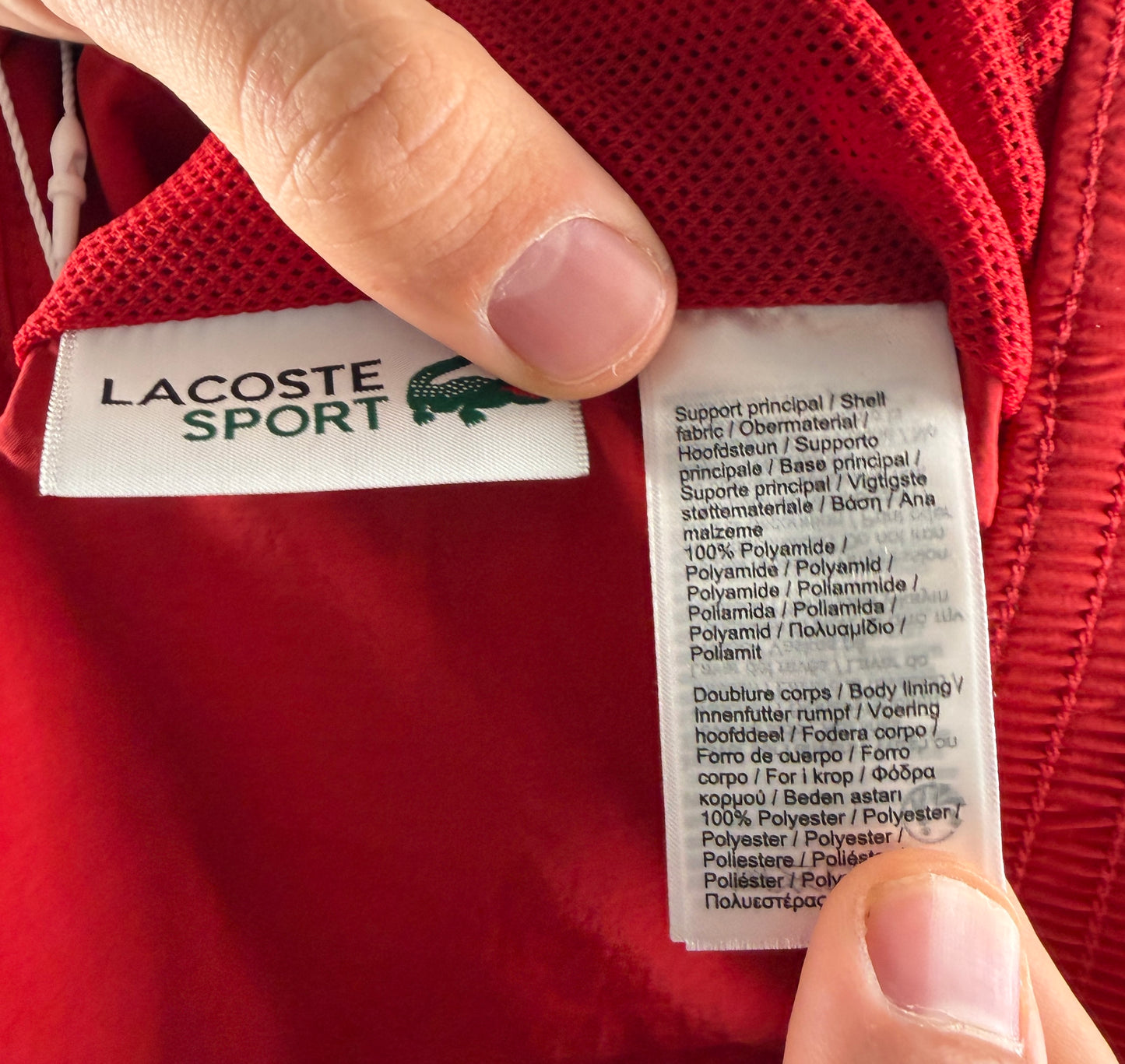 Veste Lacoste x Djokovic Neuve - S