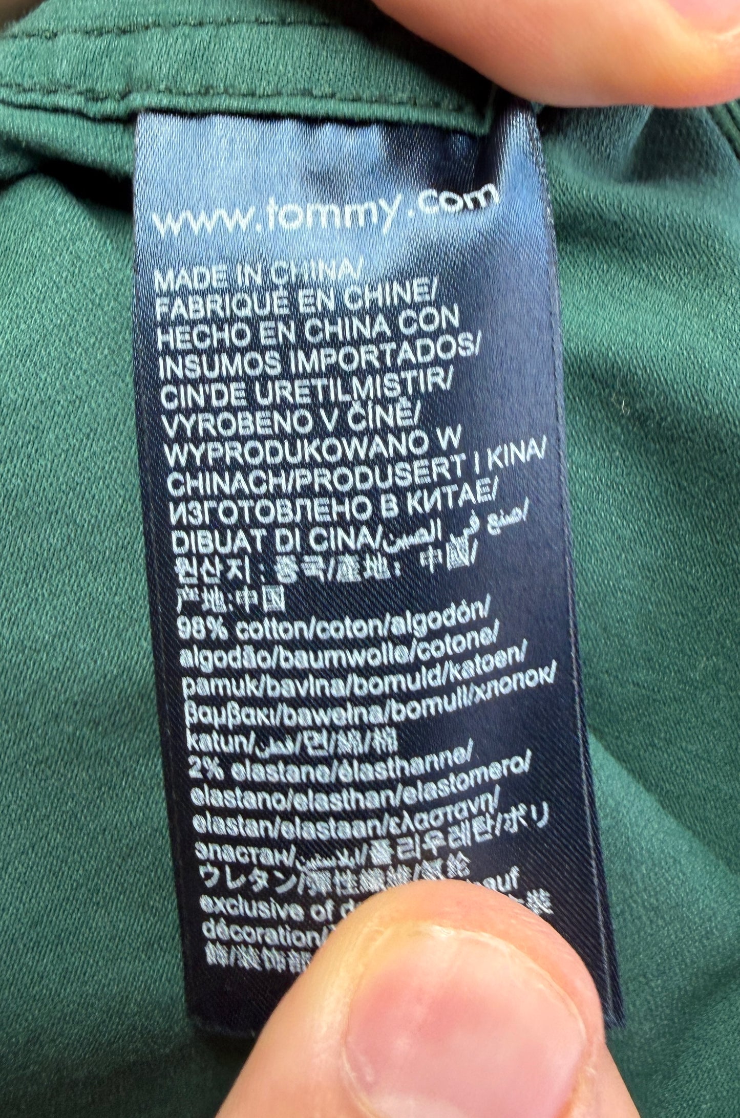 Chemise en Velours Tommy Hilfiger - L