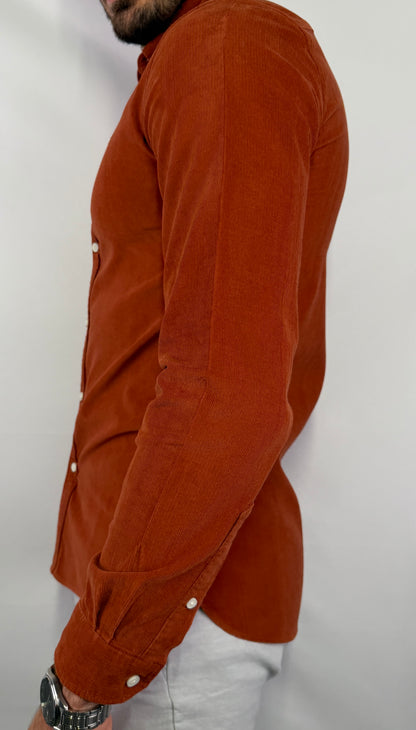 Chemise en velours Lacoste - S
