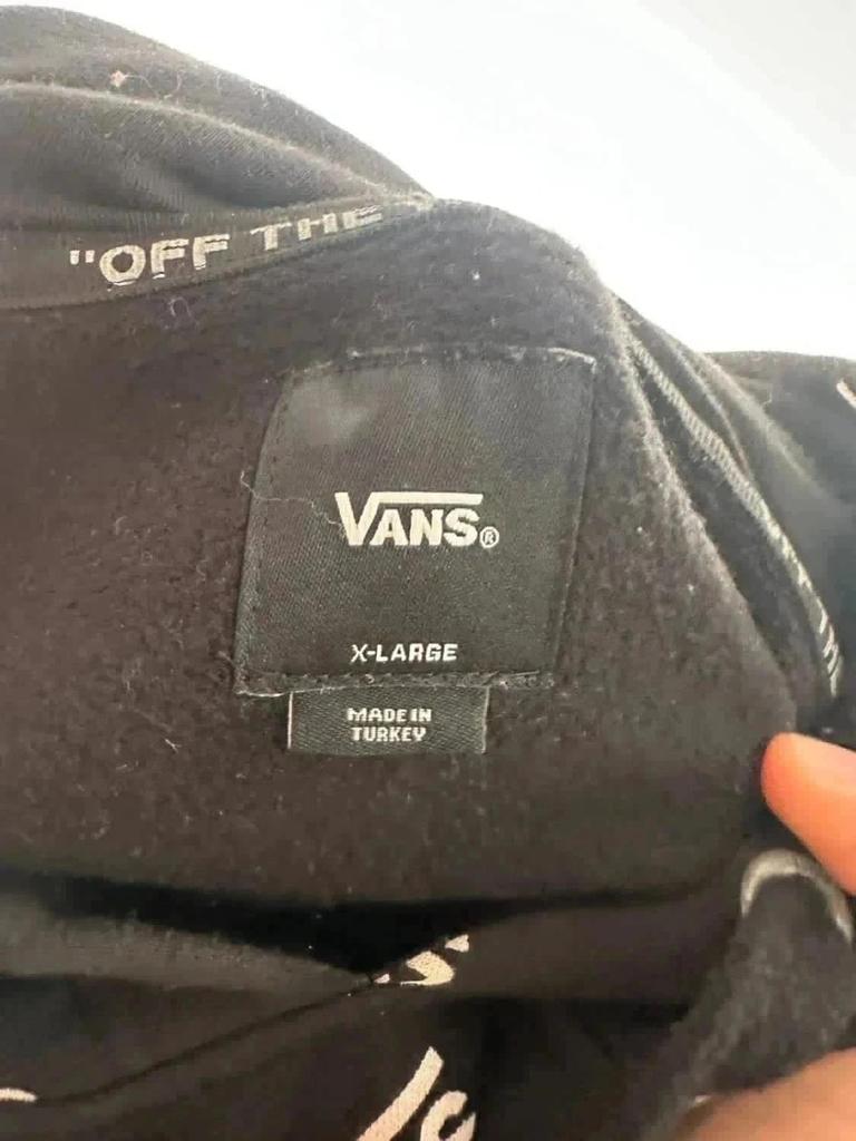Felpa con Cappuccio Vans Nera - XL
