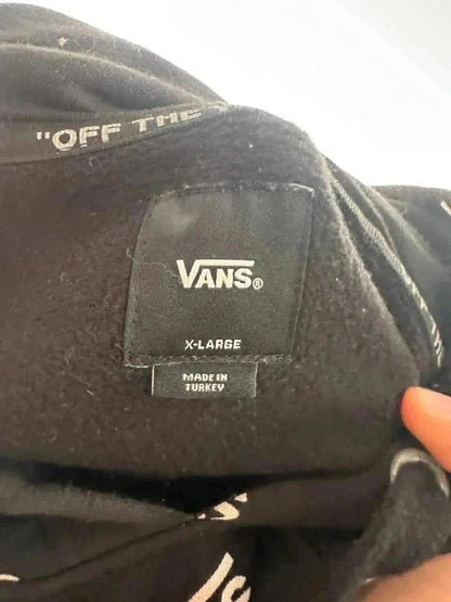 Felpa con Cappuccio Vans Nera - XL