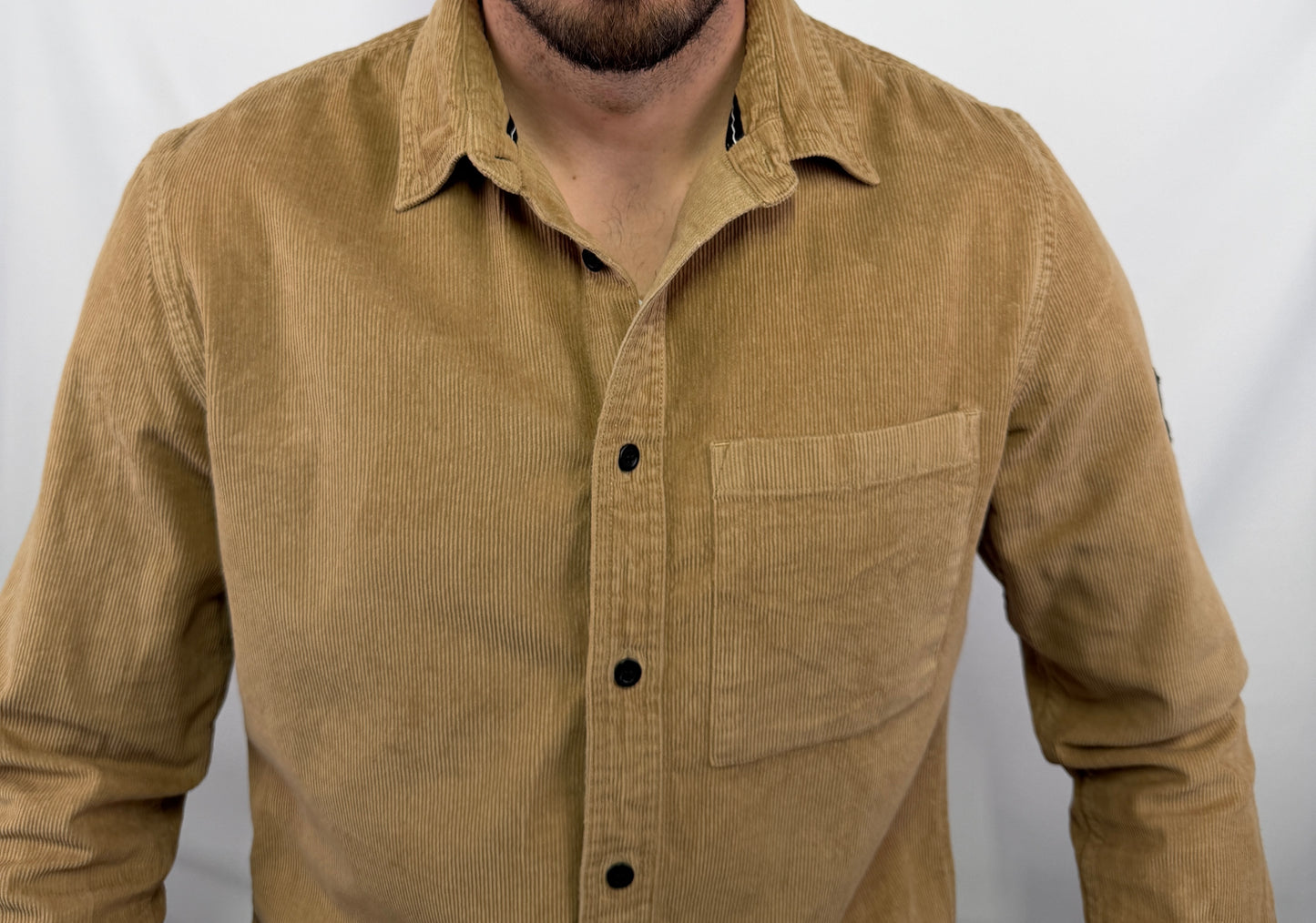 Chemise en Velours Calvin Klein - L