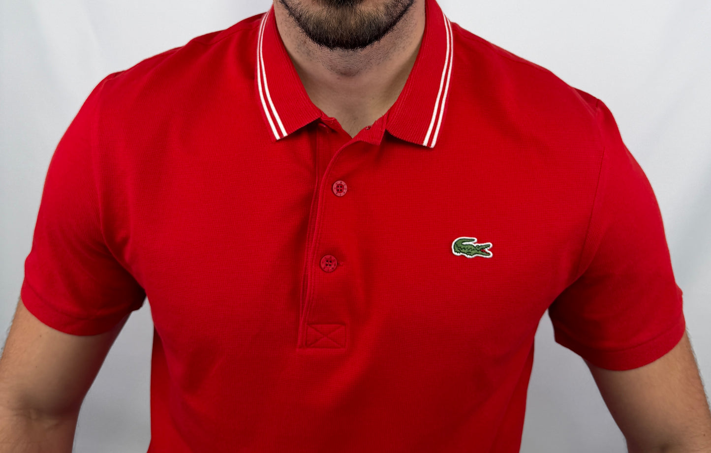 Polo Lacoste Rouge - L