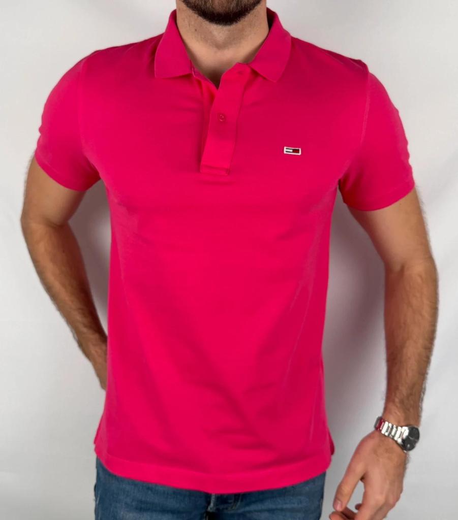 Polo Tommy Jeans Fuchsia - M