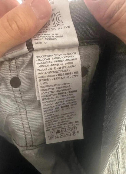Jeans Levi's 519 Grigio W30 L34