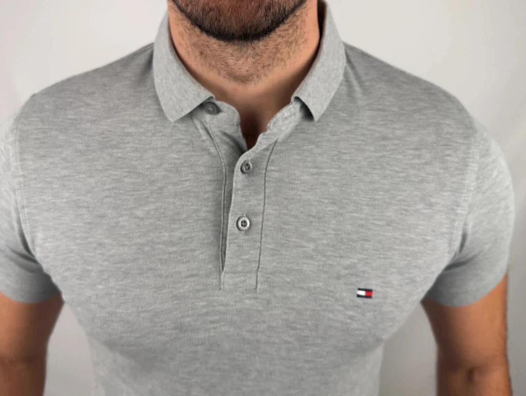 Polo Tommy Hilfiger Grigio - M