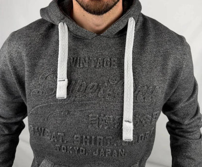 Sweat à Capuche Superdry Gris - L