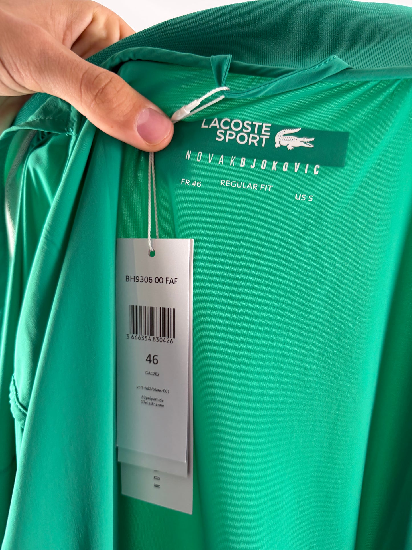Veste Lacoste x Djokovic Neuve - S