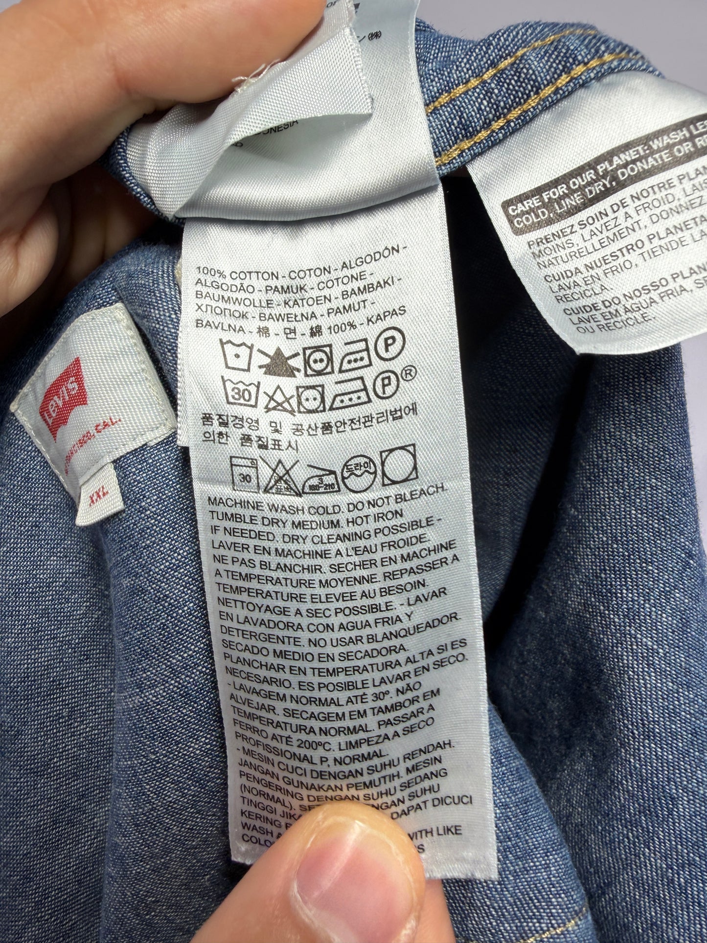 Chemise en Jean Levi’s - XL