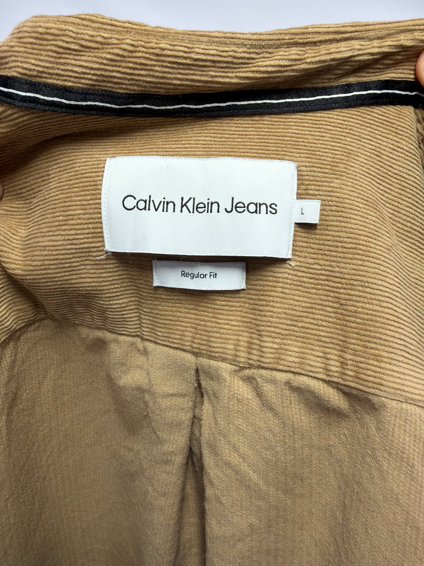 Chemise en Velours Calvin Klein - L