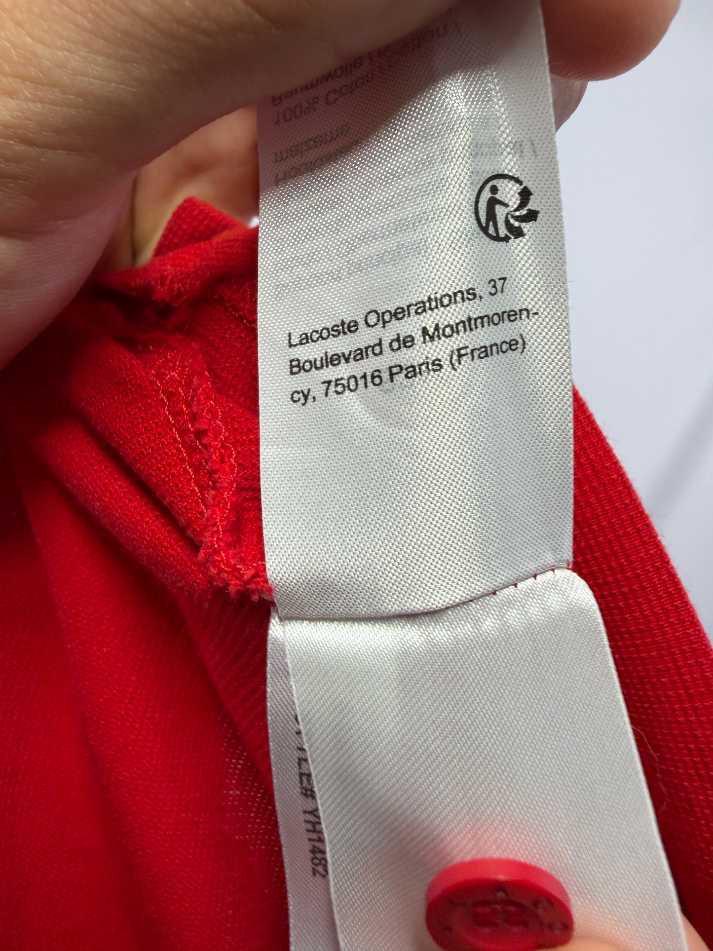 Polo Lacoste Rouge - L