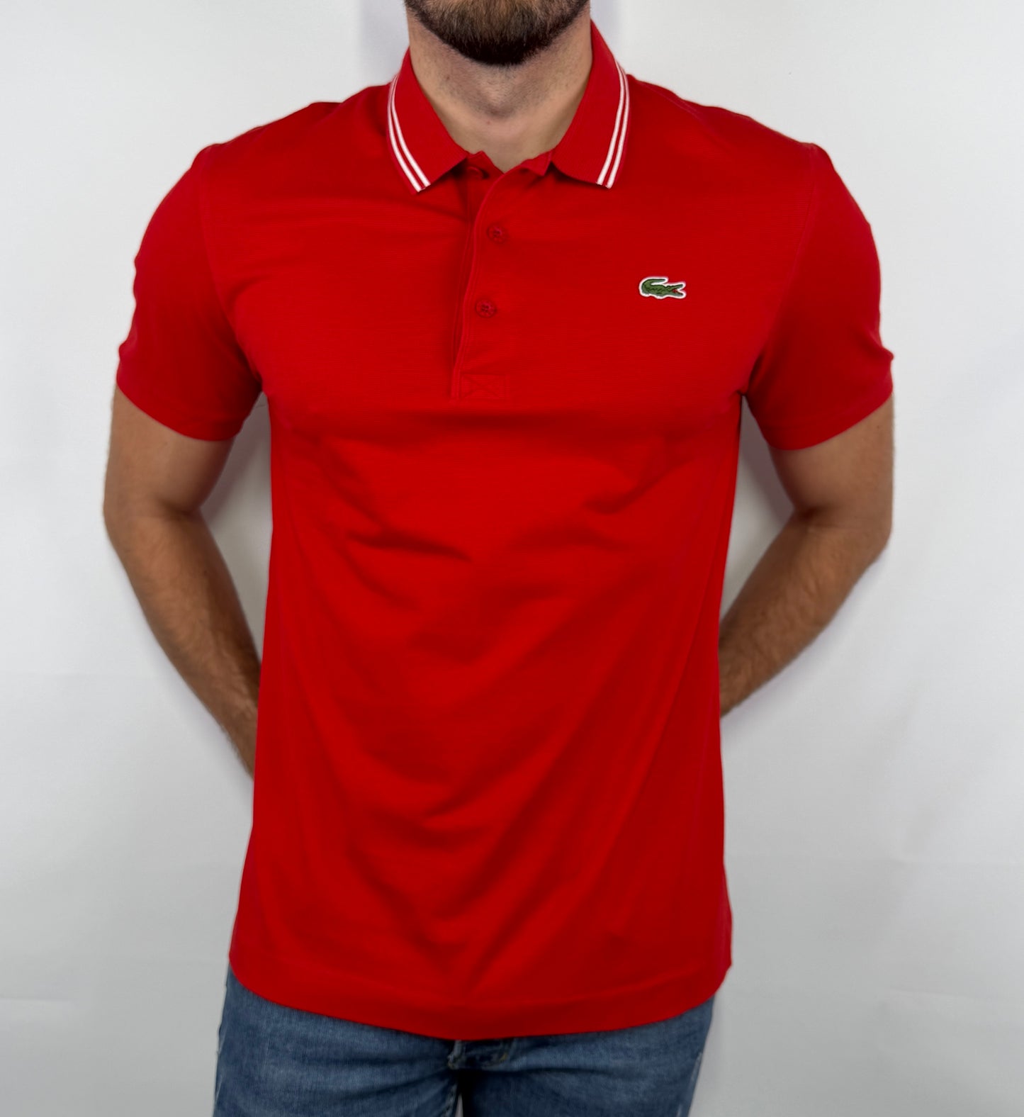 Polo Lacoste Rouge - L