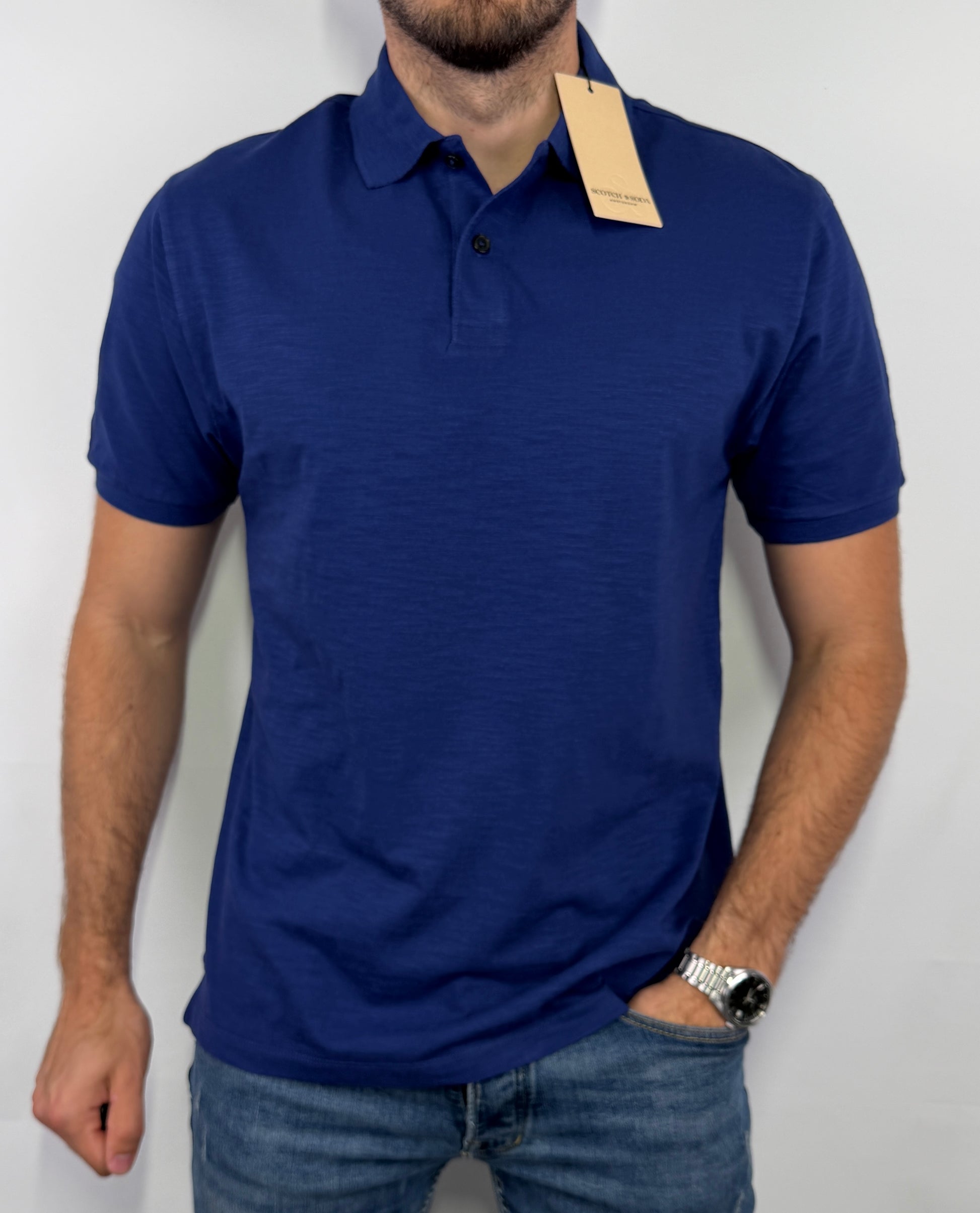 Polo Scotch & Soda homme taille L neuf avec étiquettes. Pièce sélectionnée par Comptoir Masculin. Expédition rapide depuis la France.