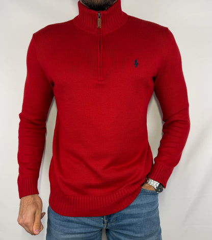 Pull 1/4 Zip Ralph Lauren homme taille M en très bon état. Pièce seconde main premium sélectionnée par Comptoir Masculin. Expédition rapide depuis la France.
