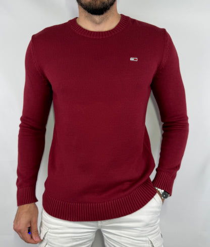 Pull Tommy Jeans homme taille M en parfait état. Pièce seconde main premium sélectionnée par Comptoir Masculin. Expédition rapide depuis la France.