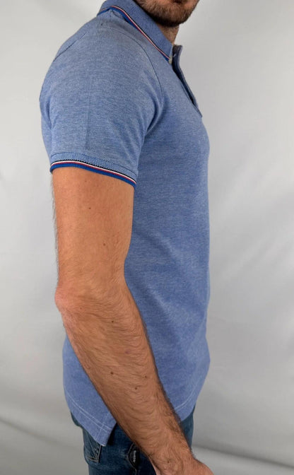 Polo Superdry Lila / Bleu Clair - M