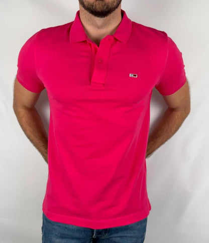 Polo Tommy Jeans Fuchsia - M