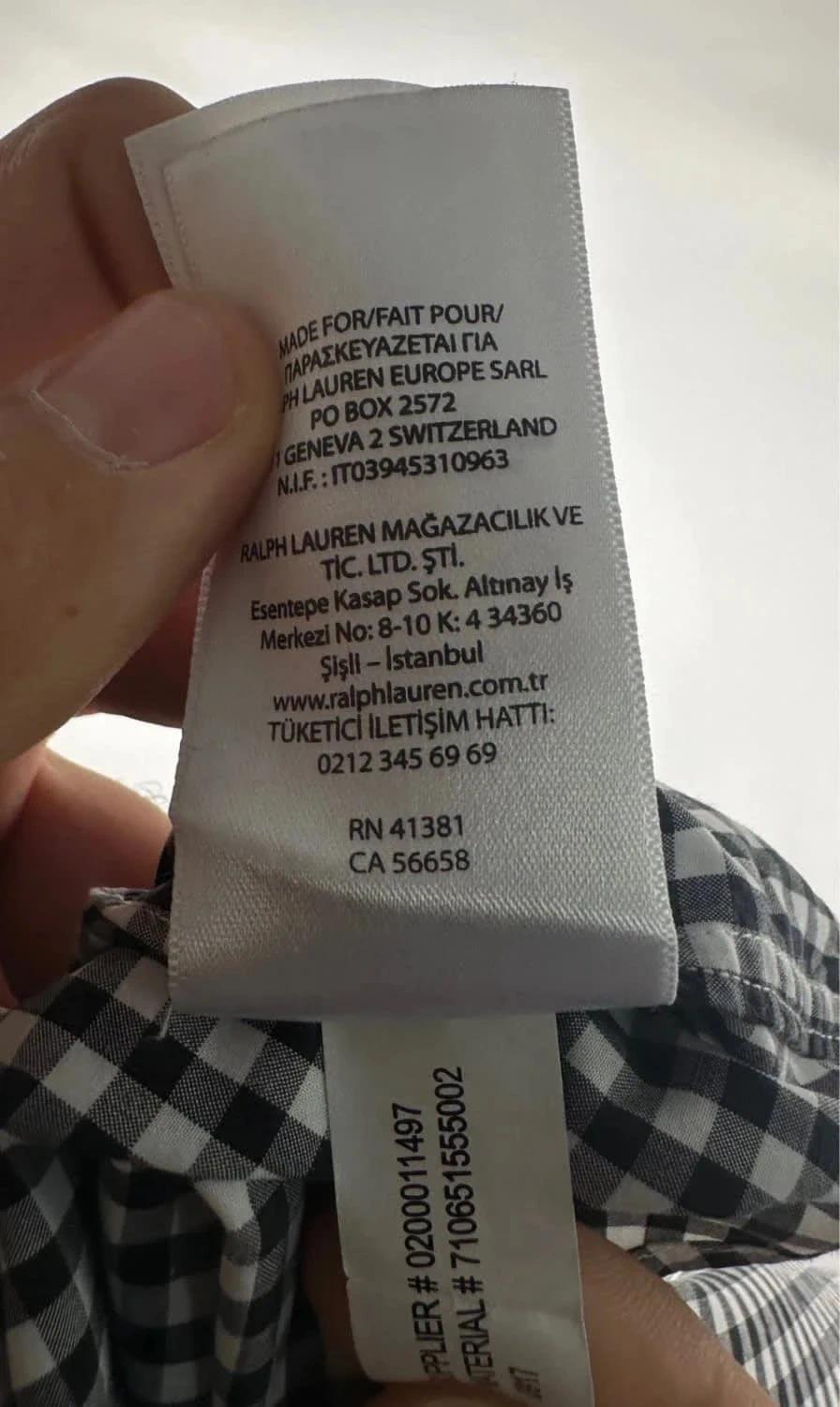 Chemise Ralph Lauren à Carreaux - M