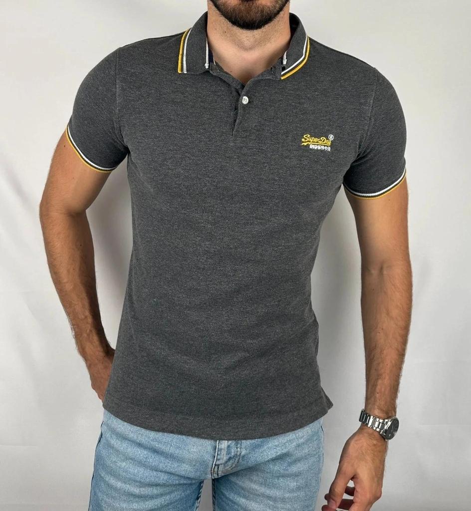 Polo Superdry Gris - S