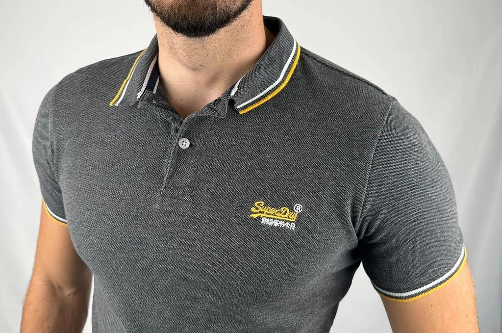 Polo Superdry Gris - S