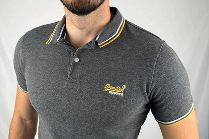 Polo Superdry Gris - S