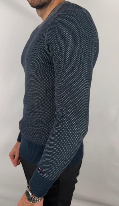 💎 Pull Tommy Hilfiger Marine taille S - 100% Coton 💎